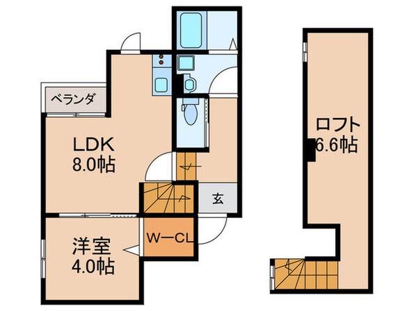 マグノリア梅満の物件間取画像